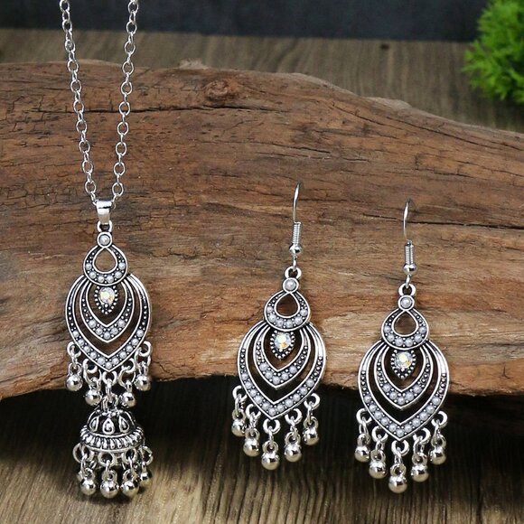 Jewelry - Rhinestone Earrings - 3 Set